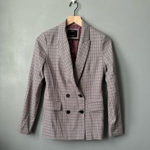 Bershka Checkered Blazer